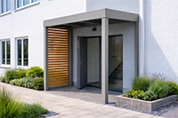 KD Eingangsueberdachung